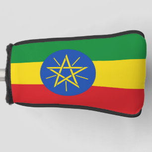Golf Putter Cover with Flag of Ethiopia