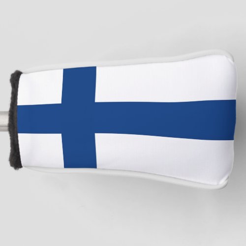 Golf Putter Cover with Flag of Finland