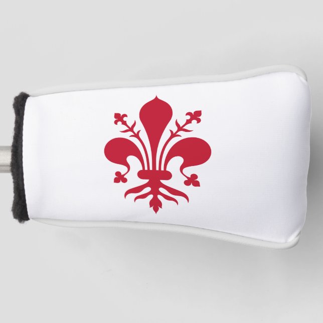 Golf Putter Cover with Flag of Florence, Italy (Front)