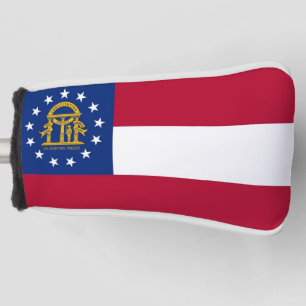Golf Putter Cover with Flag of Georgia, USA
