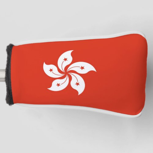 Golf Putter Cover with Flag of Hong Kong