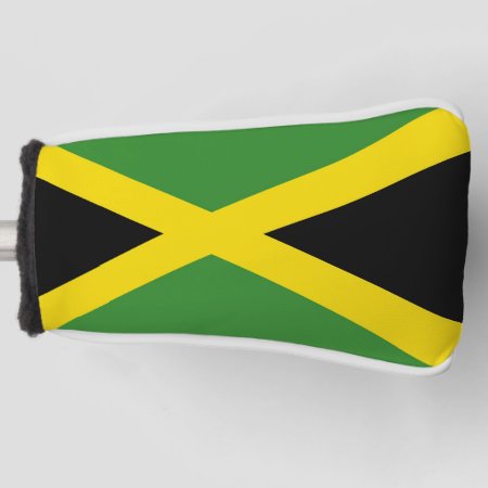 Golf Putter Cover With Flag Of Jamaica