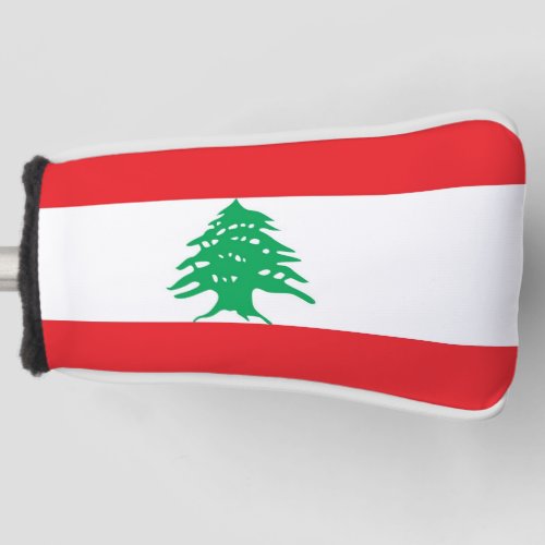 Golf Putter Cover with Flag of Lebanon