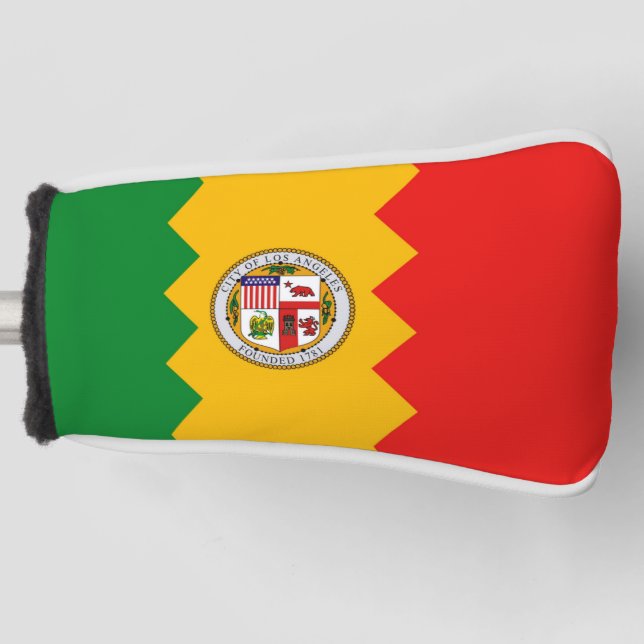 Golf Putter Cover with Flag of Los Angeles, USA (Front)