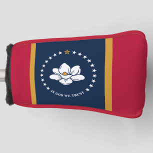 Golf Putter Cover with Flag of Mississippi, USA