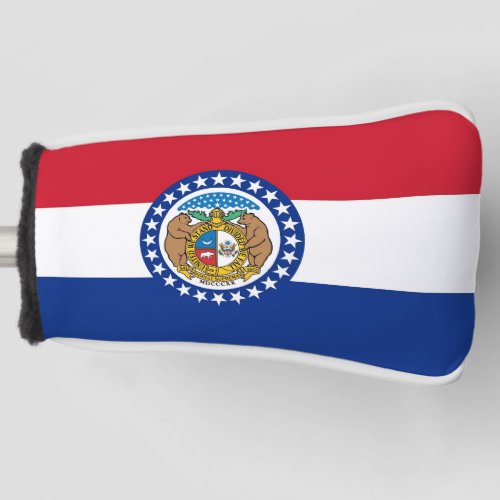 Golf Putter Cover with Flag of Missouri USA