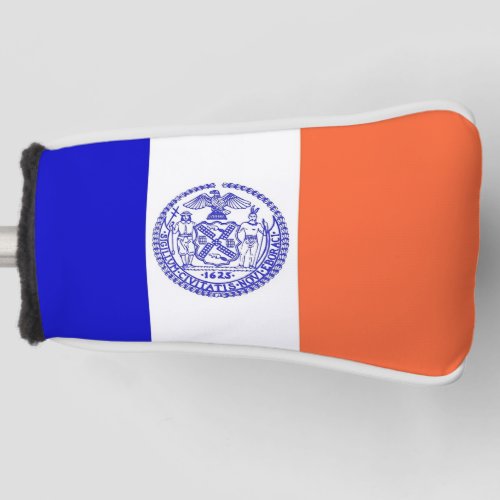 Golf Putter Cover with Flag of New York City USA