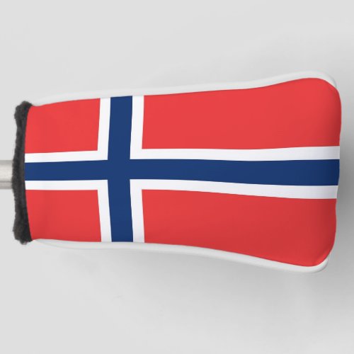 Golf Putter Cover with Flag of Norway