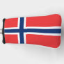 Golf Putter Cover with Flag of Norway