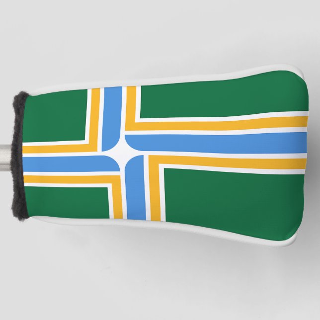 Golf Putter Cover with Flag of Portland, USA (Front)