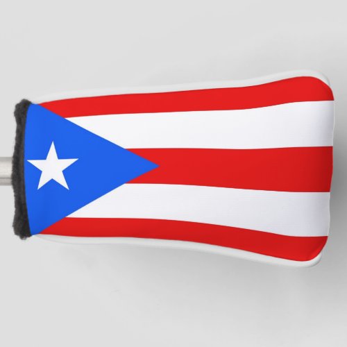 Golf Putter Cover with Flag of Puerto Rico USA