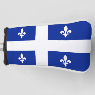 Golf Putter Cover with Flag of Quebec, Canada
