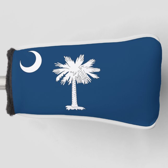 Golf Putter Cover with Flag of South Carolina, USA (Front)