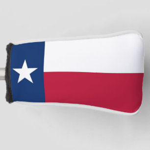 Golf Putter Cover with Flag of Texas, USA