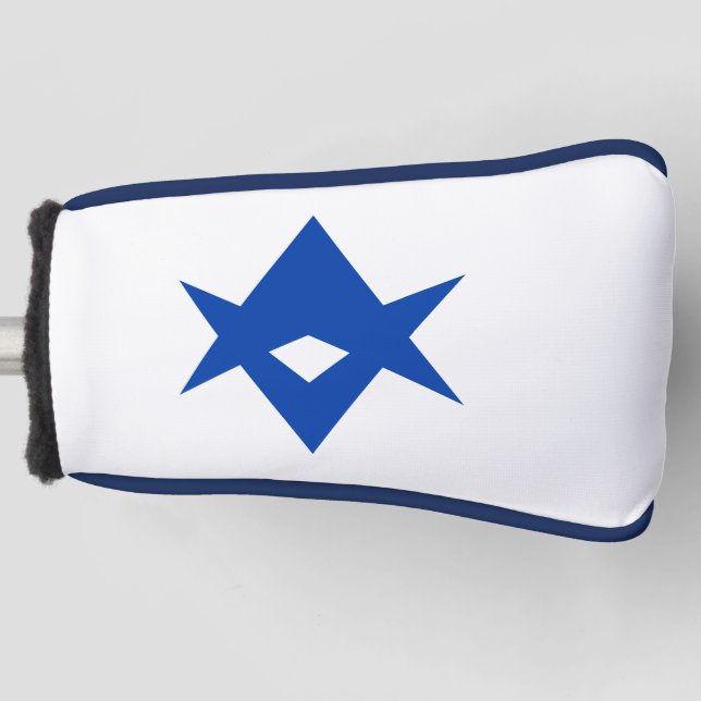 Golf Putter Cover with Flag of Toyota City, Japan (Front)