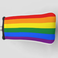 Golf Putter Cover with Pride Flag of LGBT