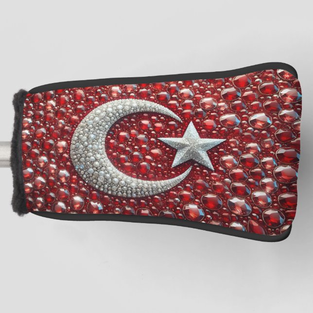 Golf Putter Cover with Turkish Colors Design (Front)