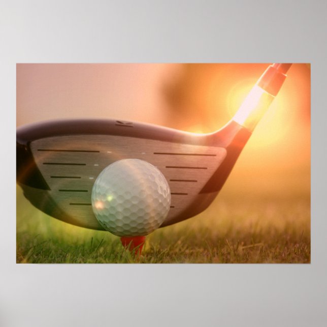 Golf Putter Poster Print (Front)
