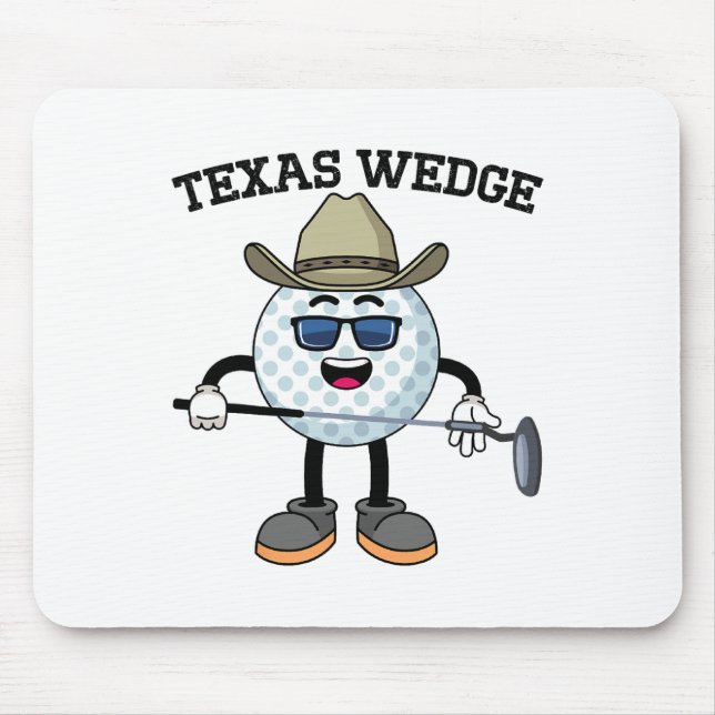Golf Putter Texas Wedge Golf Club Texas Cowboy Cou Mouse Pad (Front)