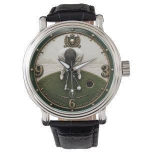 Golf Putting Golfer Gift Watch