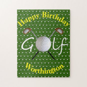 Golf Puzzle by Shenanigins at Zazzle