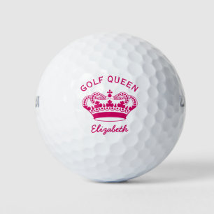Golf Queen Hot Pink Crown Balls