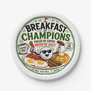 Golf Quote for Golf Breakfast Paper Plates
