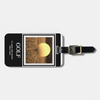 Golf Quote Luggage Tag