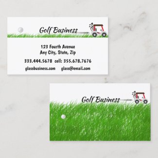 Golf Related Business Carts, Turf, Supplies