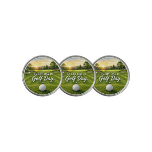 Golf Retirement Ball Marker on Putting green