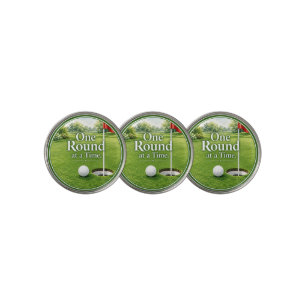 Golf Retirement Ball Marker on Putting green