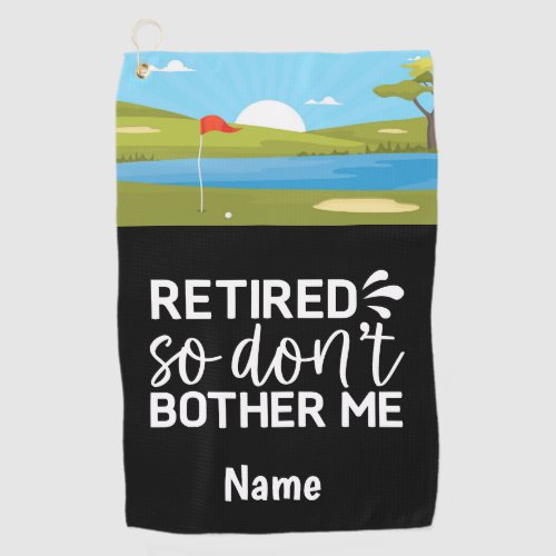 Golf  Retirement   Golf Towel