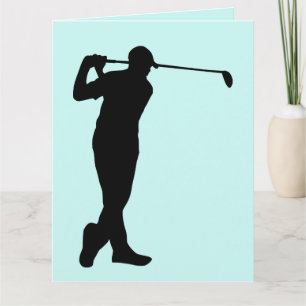 GOLF RETIREMENT GOLFER GREETING CARDS