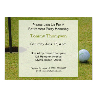 Golf Retirement Party Invitations 6