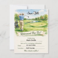 Golf Retirement Party for golfer