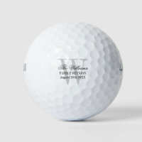 Golf reunion tournament custom printed golf balls