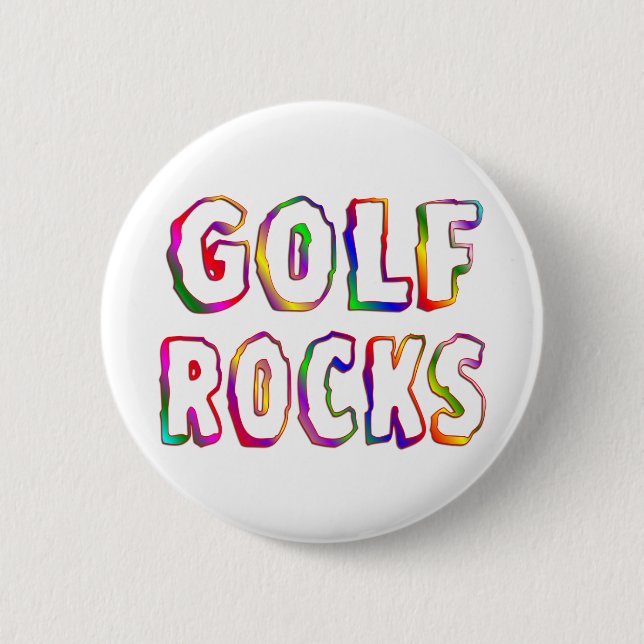 Golf Rocks Button (Front)