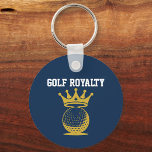 Golf Royalty Custom Sponsor QR Code Keychain