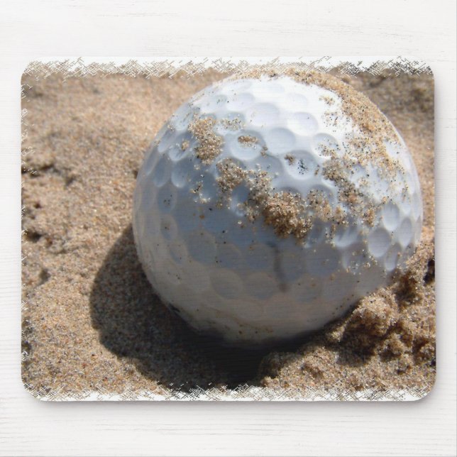 Golf Sand Pit Design Mouse Pad (Front)
