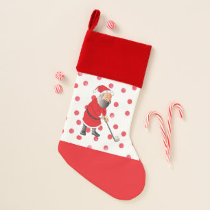 Golf Santa Claus golfer Christmas gifts for golfer Stocking