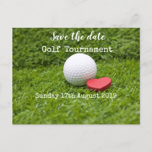 Golf Save the date Golf Tournament  Announcement 