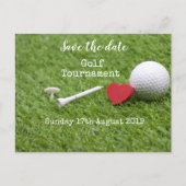 Golf Save the date Golf Tournament  Announcement  (Front)