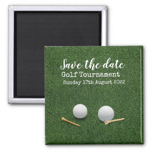 Golf Save the date Golf Tournament golfer Magnet
