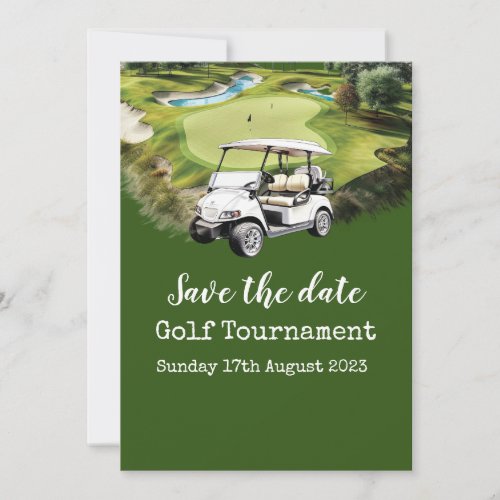 Golf Save the date Golf Tournament  Invitation