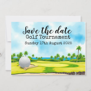 Golf Save the date Golf Tournament Invitation