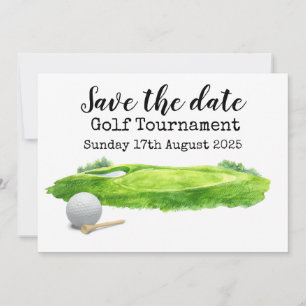 Golf Save the date Golf Tournament Invitation