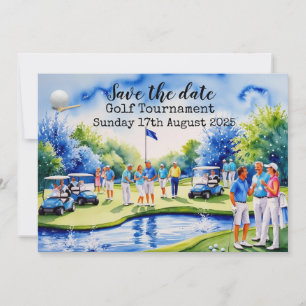 Golf Save the date Golf Tournament Invitation