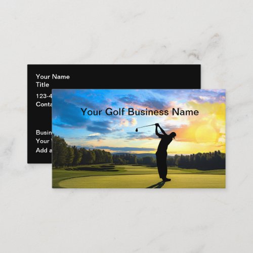 Golf Scenic Business Cards 