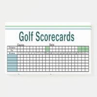 Golf Scorecards