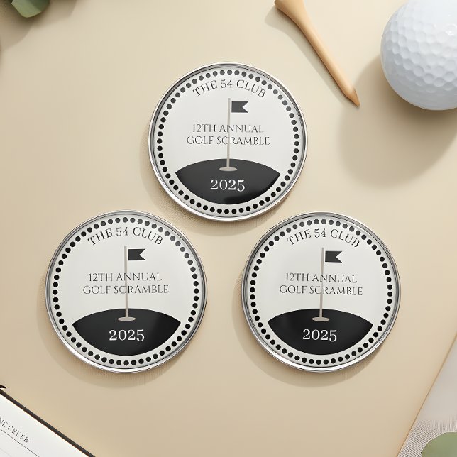 Golf Scramble Club Name Custom Ball Marker (Creator Uploaded)